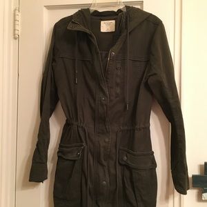 Abercrombie & Fitch Army Green Coat